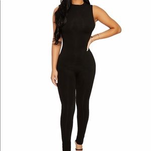 Naked Wardrobe Sleeveless Jumpsuit